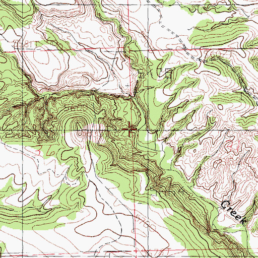 Topographic Map of W T Sims Ranch, NM