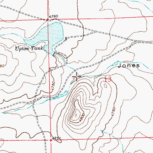 Topographic Map of West Antelope Draw, NM