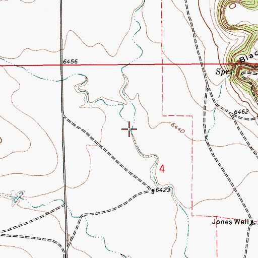 Topographic Map of West Hills Arroyo, NM