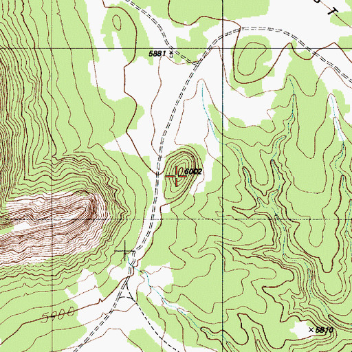 Topographic Map of West Mesa, NM