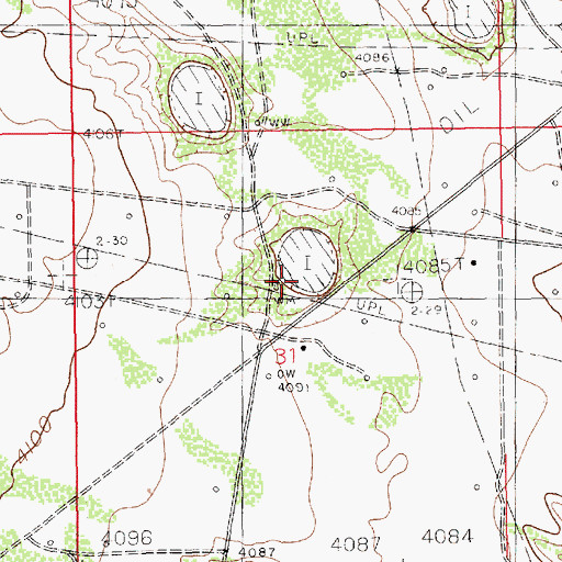 Topographic Map of West Mytle Windmill, NM