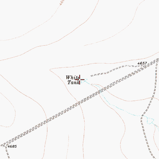 Topographic Map of White Tank, NM