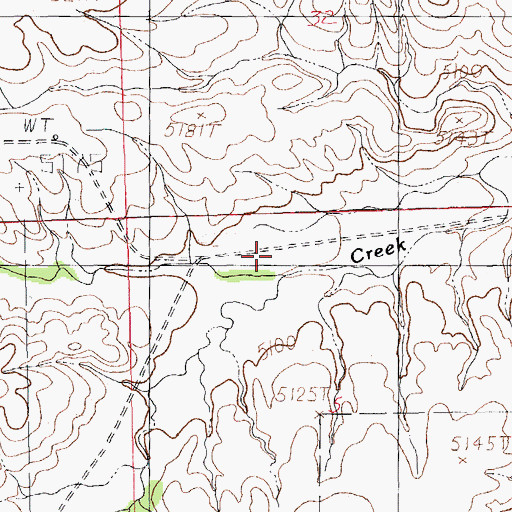 Topographic Map of Whitmire Canyon, NM