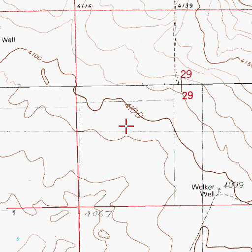 Topographic Map of Williamson Well, NM