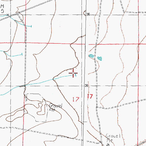 Topographic Map of Willow Canyon, NM