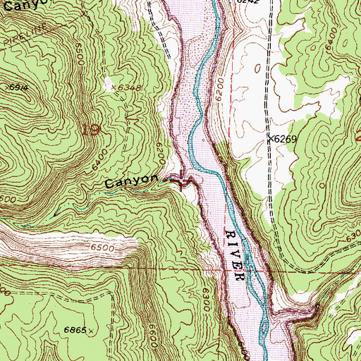 Topographic Map of Wilmer Canyon, NM