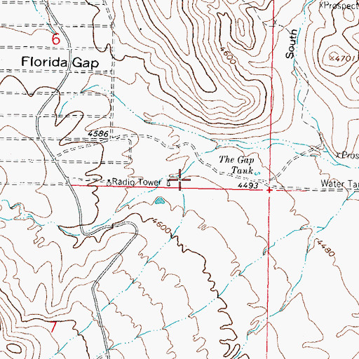 Topographic Map of Windmill Canyon, NM