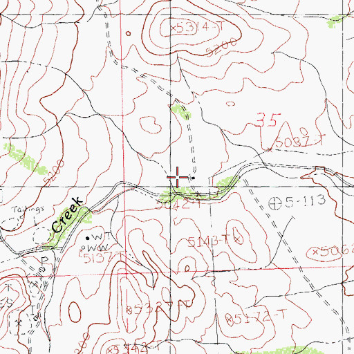 Topographic Map of Winkler Ranch, NM