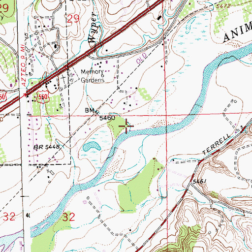 Topographic Map of Wyper Arroyo, NM