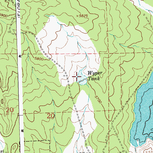 Topographic Map of Wyper Tank, NM