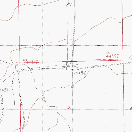 Topographic Map of X T Wells, NM