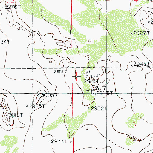Topographic Map of Yarbro Well, NM