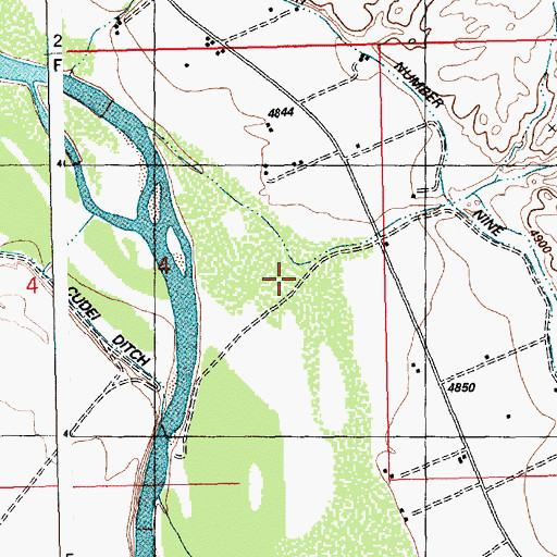 Topographic Map of Yellow Arroyo, NM