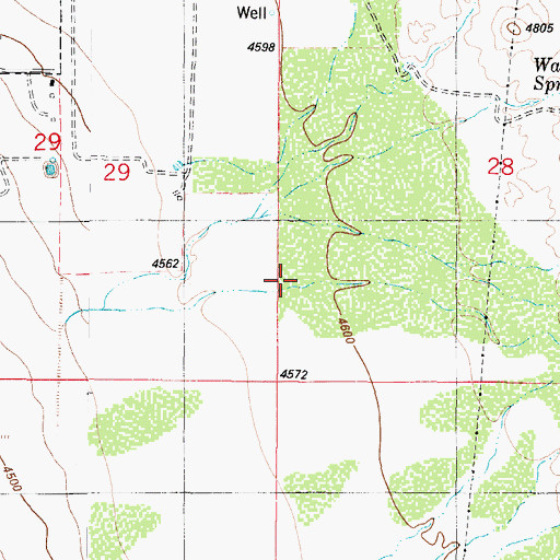 Topographic Map of Rancheria Canyon, NM