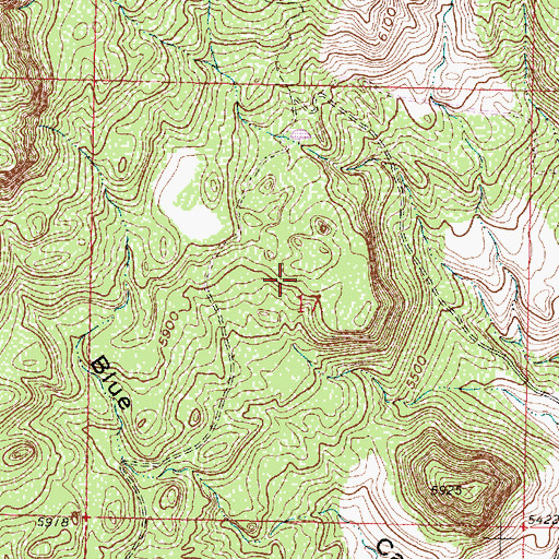 Topographic Map of Socorro Mountains, NM