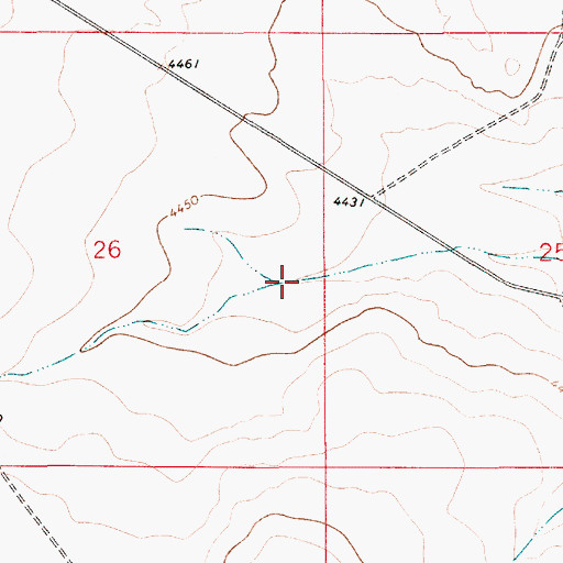 Topographic Map of Double Windmills Draw, NM