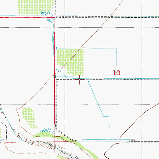 Topographic Map of Avra Valley, AZ