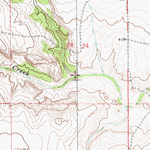 Topographic Map of Guana Draw, NM