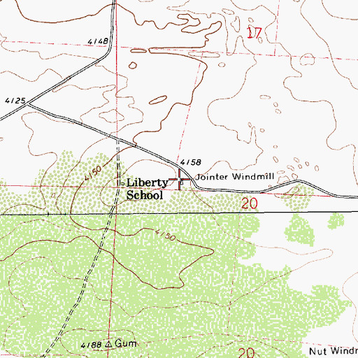 Topographic Map of Jointer Windmill, NM