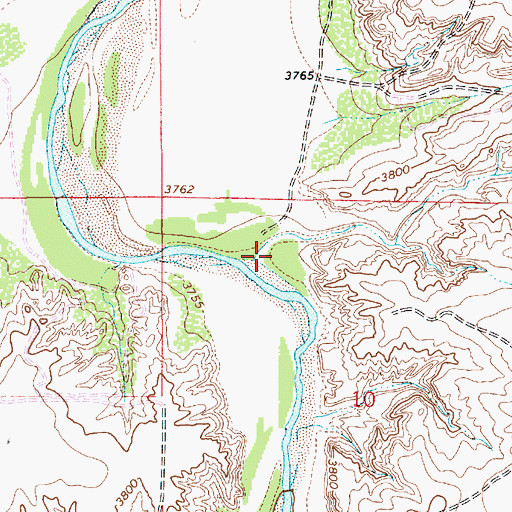 Topographic Map of Pump Canyon, NM