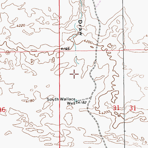 Topographic Map of Fiddlers Draw, NM