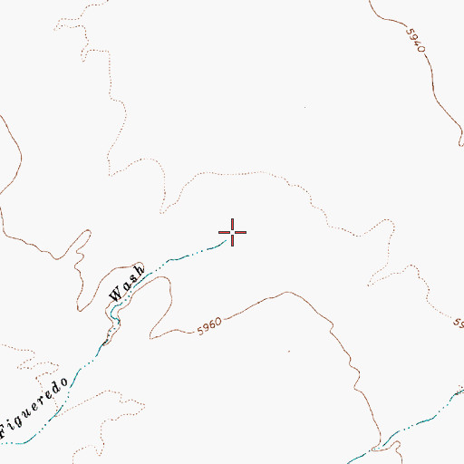 Topographic Map of Figueredo Wash, NM