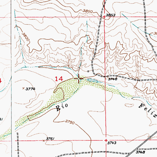 Topographic Map of Made Draw, NM