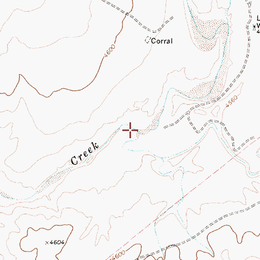 Topographic Map of Mule Creek, NM