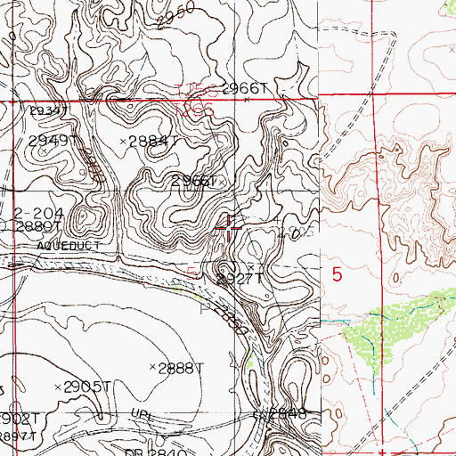 Topographic Map of Rustler Breaks, NM