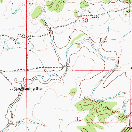 Topographic Map of Arroyo Manga, NM