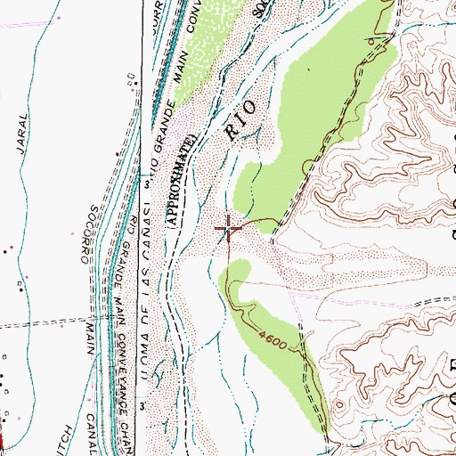 Topographic Map of Arroyo de la Presilla, NM
