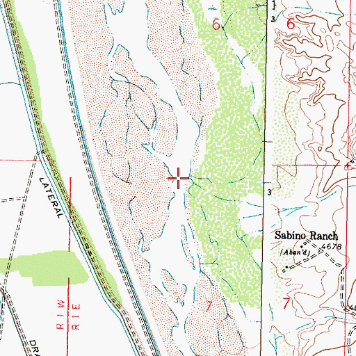 Topographic Map of Arroyo del Veranito, NM