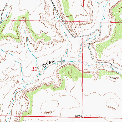 Topographic Map of Arroyo Griego, NM