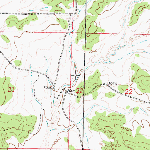 Topographic Map of Arroyo Pelon, NM
