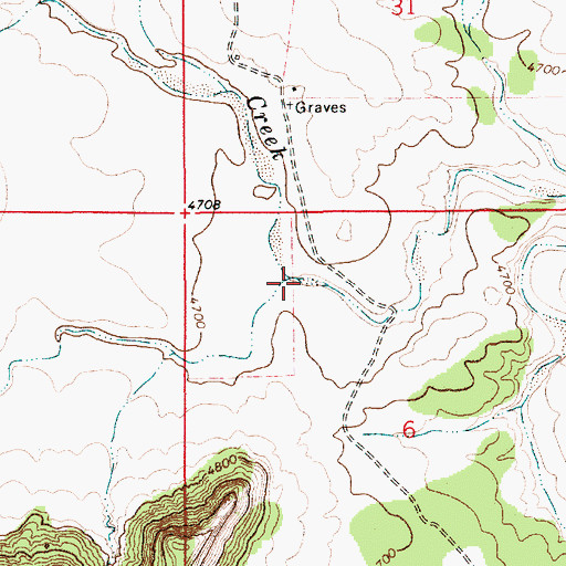 Topographic Map of Arroyo Rendia, NM
