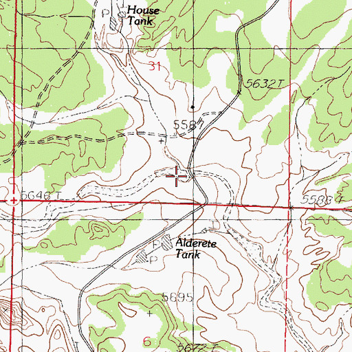 Topographic Map of Arroyo Salado, NM