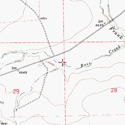 Topographic Map of Arroyo Salitre, NM