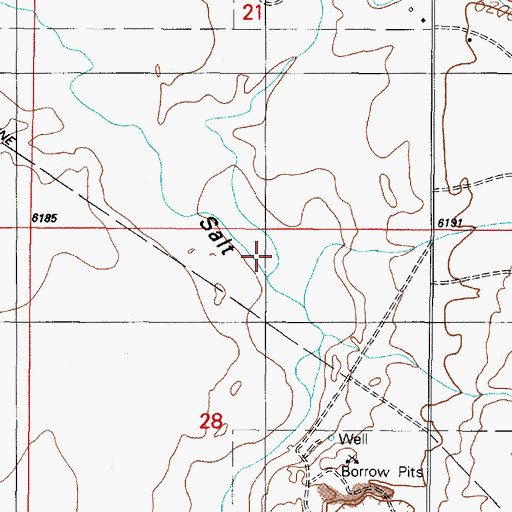 Topographic Map of Caada de la Puerta, NM