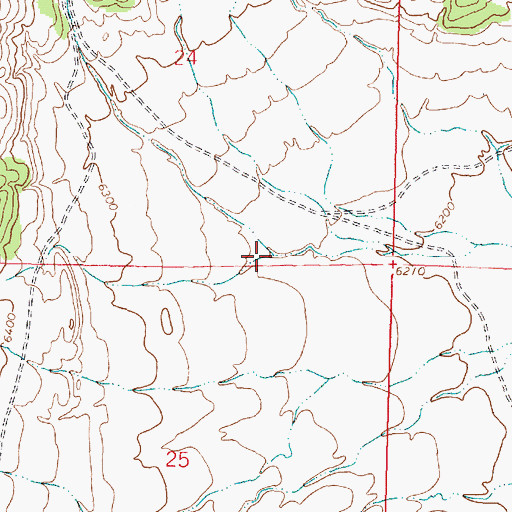 Topographic Map of Caon de la Ternera, NM
