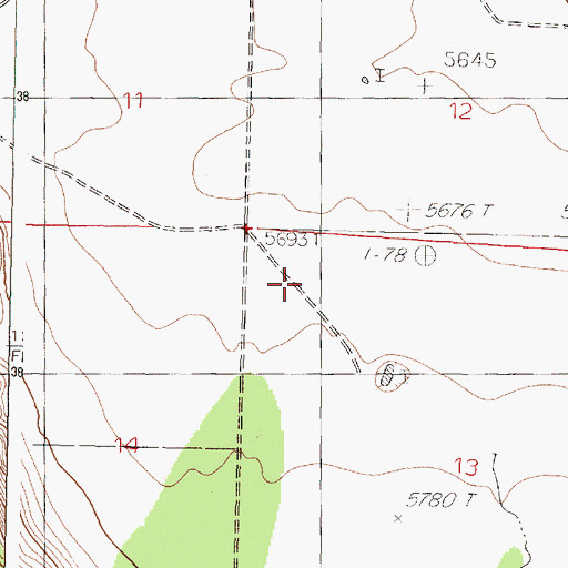 Topographic Map of Caon de Norte, NM