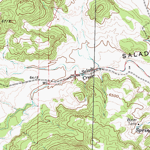 Topographic Map of Caon de Marquez, NM