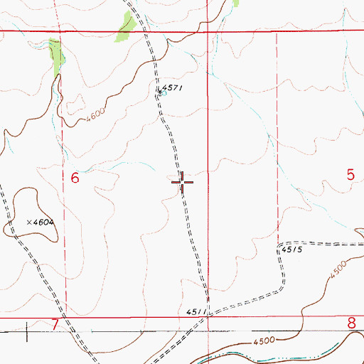 Topographic Map of Caon Uva, NM