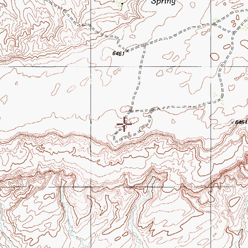 Topographic Map of Awatovi, AZ