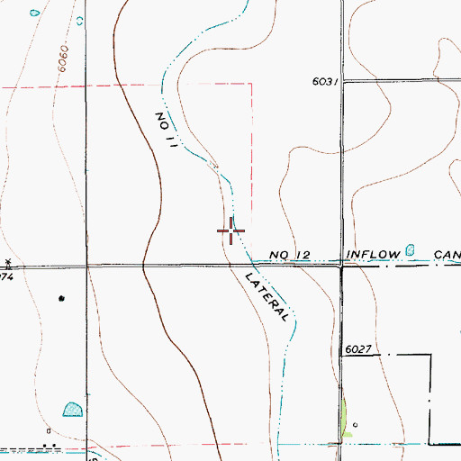 Topographic Map of Number 11 Lateral, NM