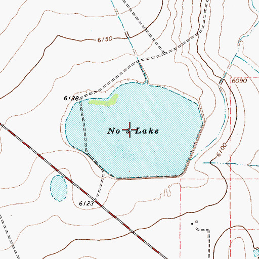 Topographic Map of Number 3 Lake, NM