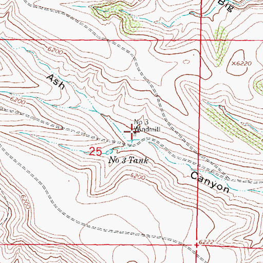 Topographic Map of Number 3 Windmill, NM