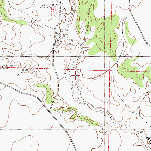 Topographic Map of Number 4 Tank, NM