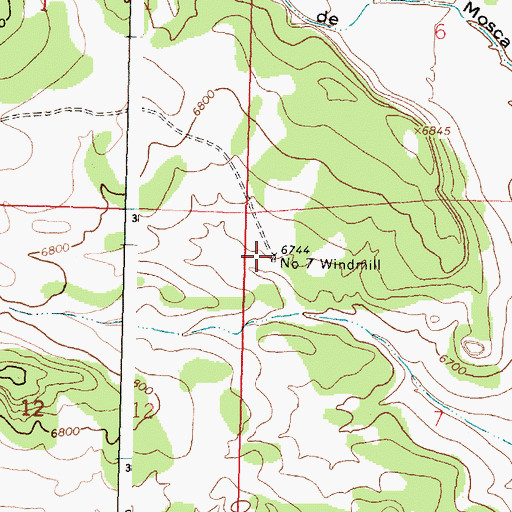 Topographic Map of Number 7 Windmill, NM