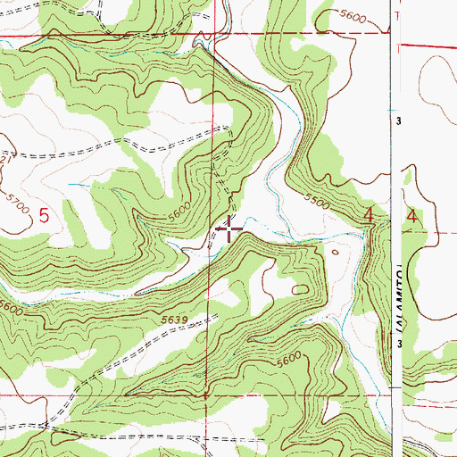 Topographic Map of The Canyon, NM