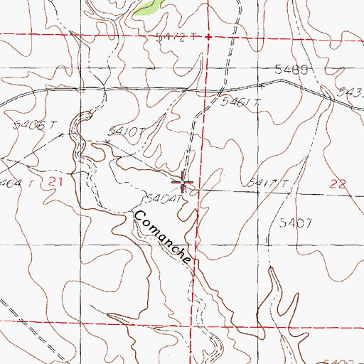 Topographic Map of Windmill Number 4, NM